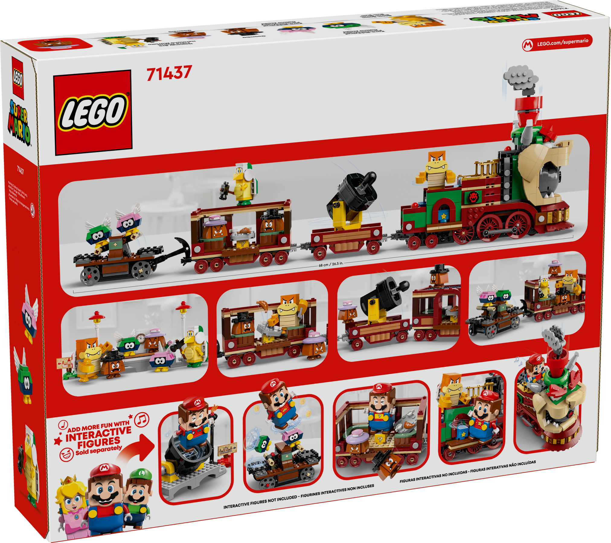 LEGO SUPER MARIO THE BOWSER EXPRESS TRAIN # 71437