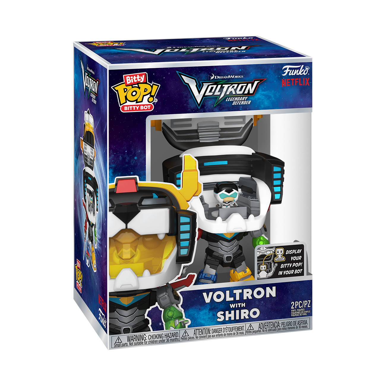 BITTY POP "VOLTRON WITH SHIRO" LEGENDARY DEFENDER