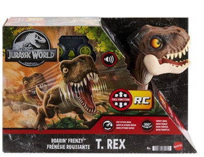 JURASSIC WORLD ROARIN' FRENZY T. REX DINO RC WITH SOUND