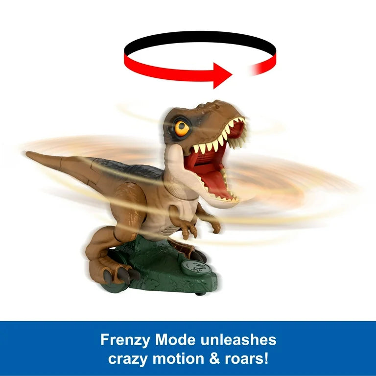 JURASSIC WORLD ROARIN' FRENZY T. REX DINO RC WITH SOUND