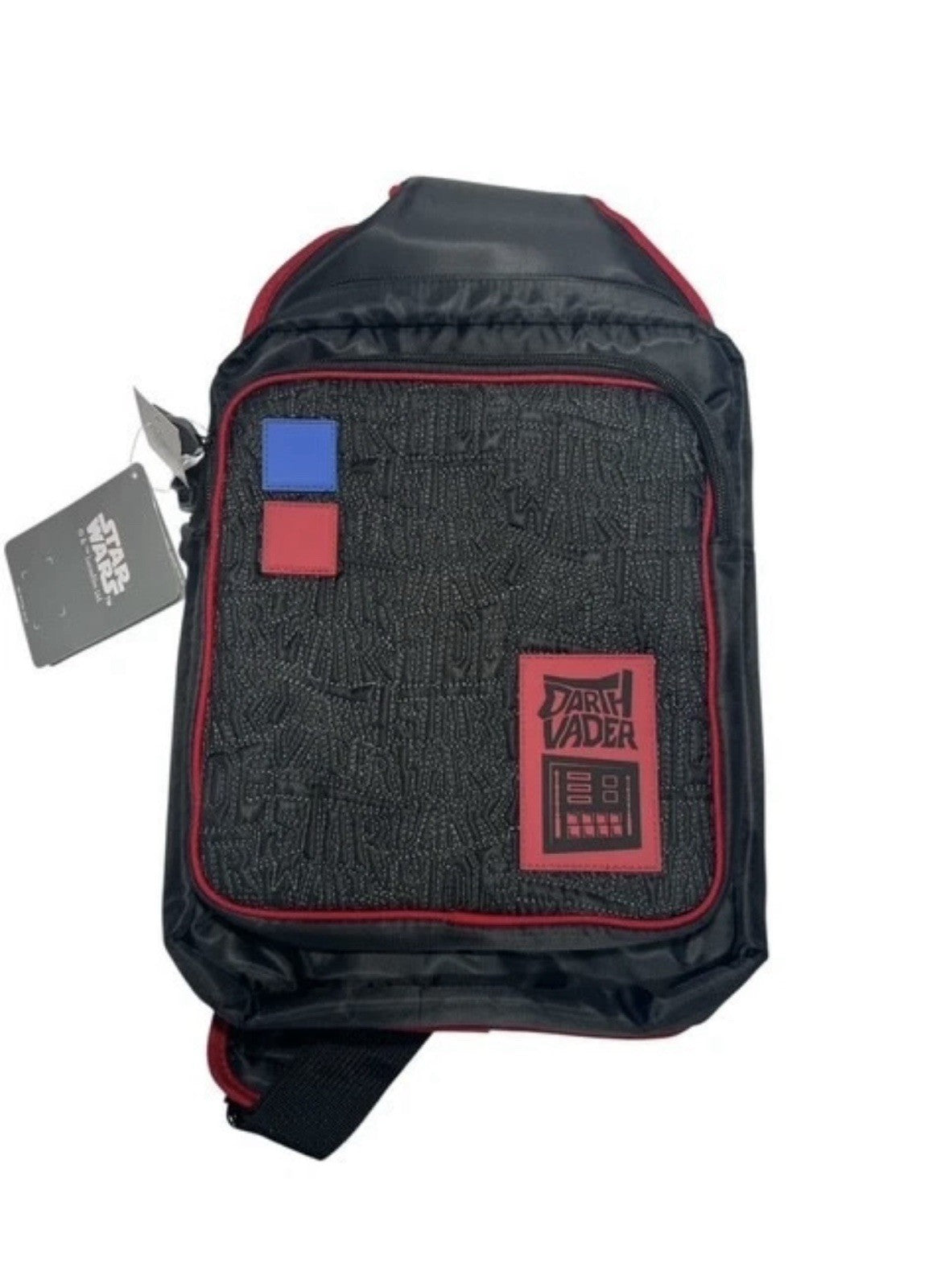 STAR WARS DARTH VADER BLACK / RED SLING STRAPPED BAG